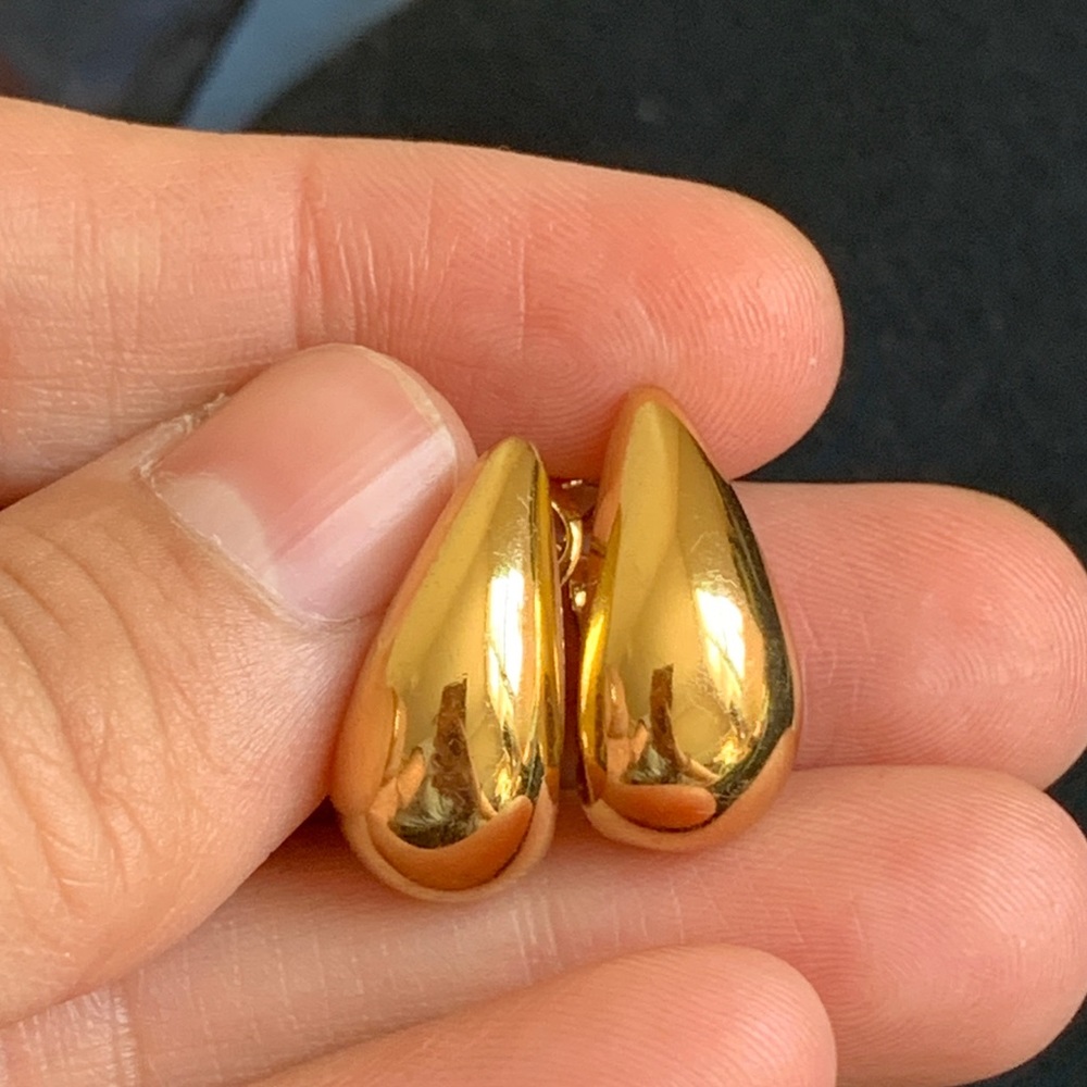 Silver  earrings with secure omega clasps